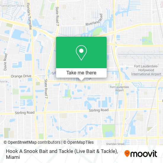 Mapa de Hook A Snook Bait and Tackle (Live Bait & Tackle)