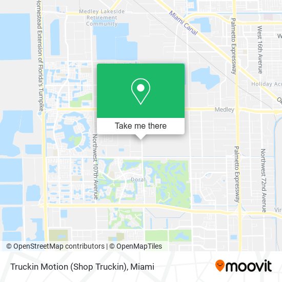 Mapa de Truckin Motion (Shop Truckin)
