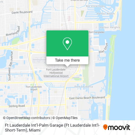 Ft Lauderdale Int'l-Palm Garage (Ft Lauderdale Int'l-Short-Term) map