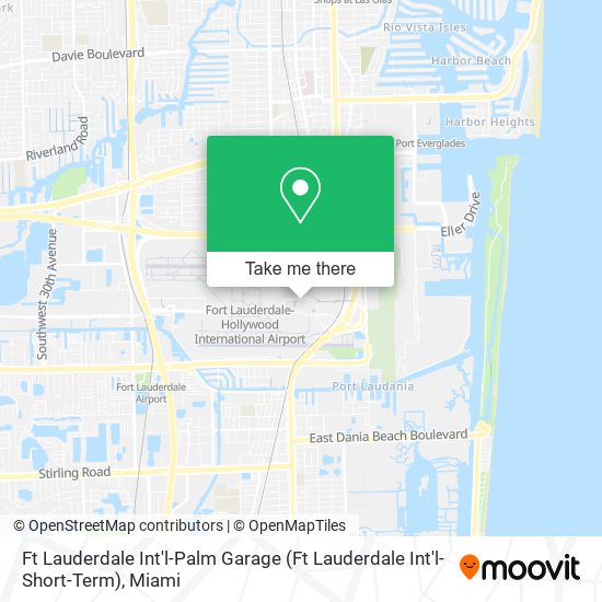 Mapa de Ft Lauderdale Int'l-Palm Garage (Ft Lauderdale Int'l-Short-Term)