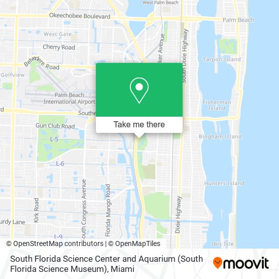 South Florida Science Center and Aquarium (South Florida Science Museum) map