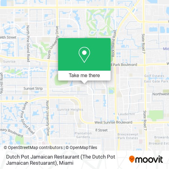 Mapa de Dutch Pot Jamaican Restaurant (The Dutch Pot Jamaican Restuarant)