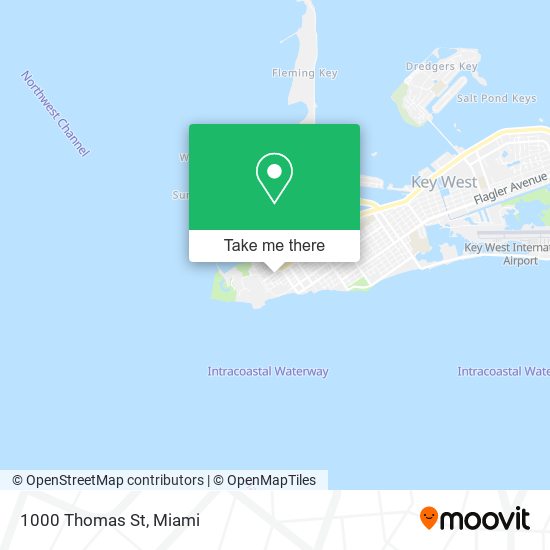 1000 Thomas St map