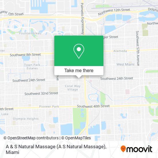 A & S Natural Massage map