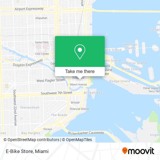 E-Bike Store map