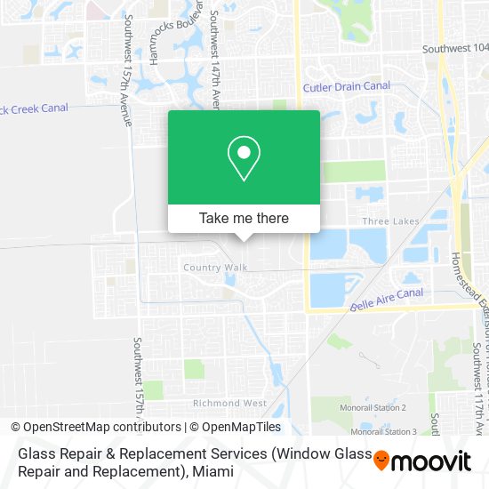 Glass Repair & Replacement Services (Window Glass Repair and Replacement) map