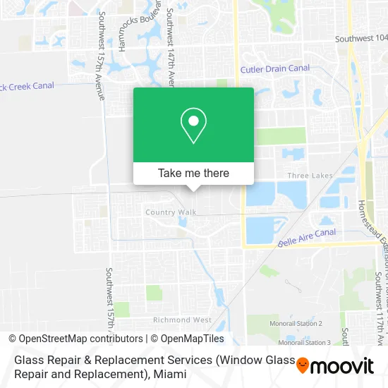 Glass Repair & Replacement Services (Window Glass Repair and Replacement) map