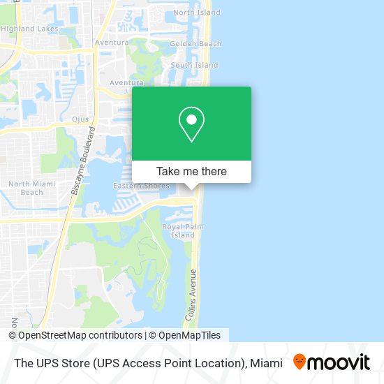 Mapa de The UPS Store (UPS Access Point Location)