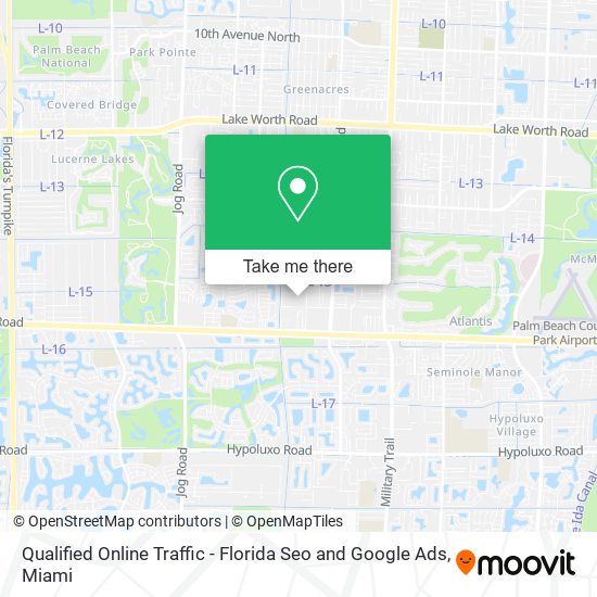 Mapa de Qualified Online Traffic - Florida Seo and Google Ads