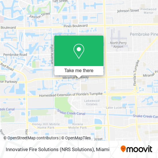 Innovative Fire Solutions (NRS Solutions) map