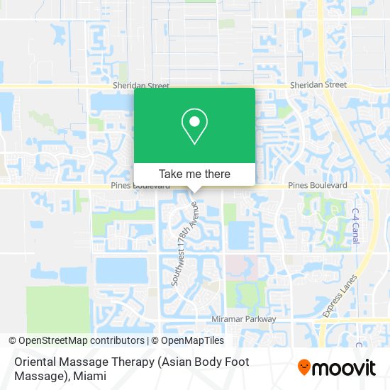 Mapa de Oriental Massage Therapy (Asian Body Foot Massage)