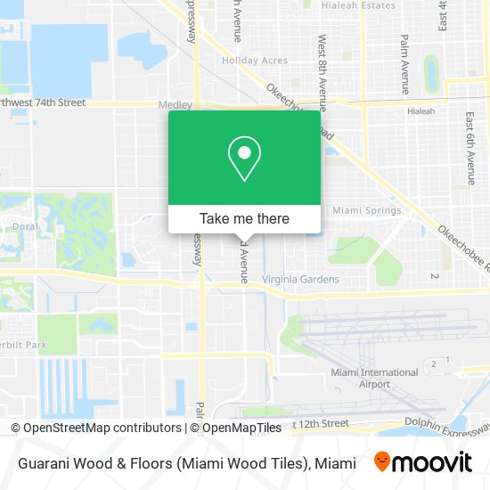 Mapa de Guarani Wood & Floors (Miami Wood Tiles)