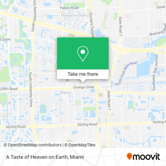 A Taste of Heaven on Earth map