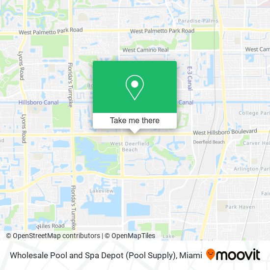 Wholesale Pool and Spa Depot (Pool Supply) map