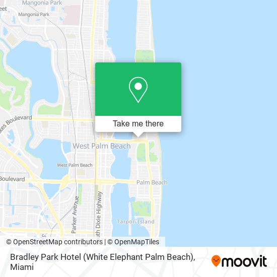 Mapa de Bradley Park Hotel (White Elephant Palm Beach)