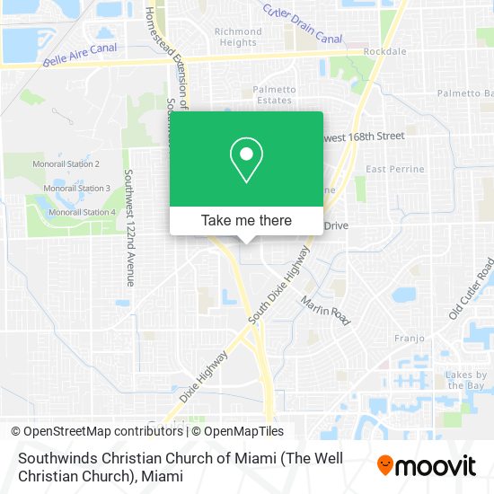 Southwinds Christian Church of Miami (The Well Christian Church) map