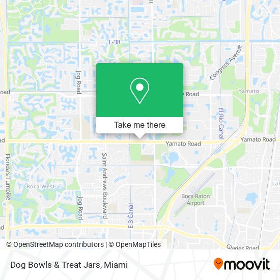 Dog Bowls & Treat Jars map