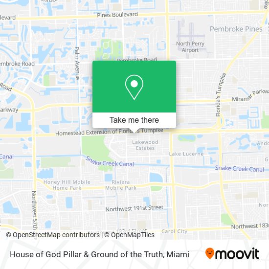 Mapa de House of God Pillar & Ground of the Truth