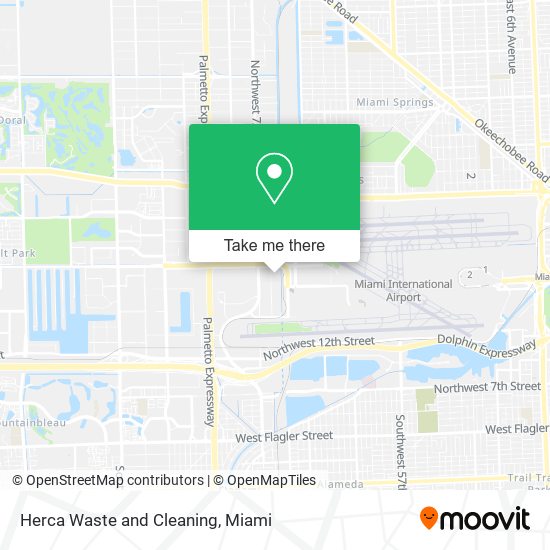 Herca Waste and Cleaning map