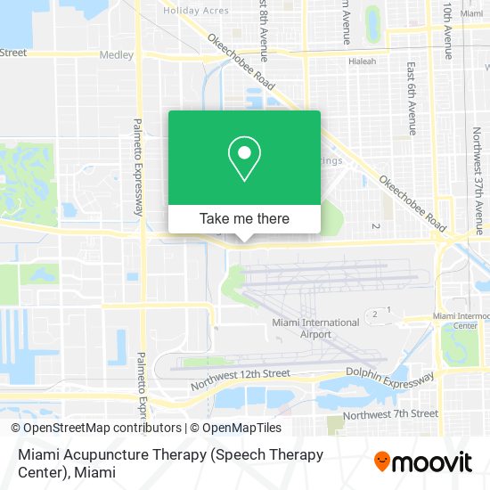 Mapa de Miami Acupuncture Therapy (Speech Therapy Center)