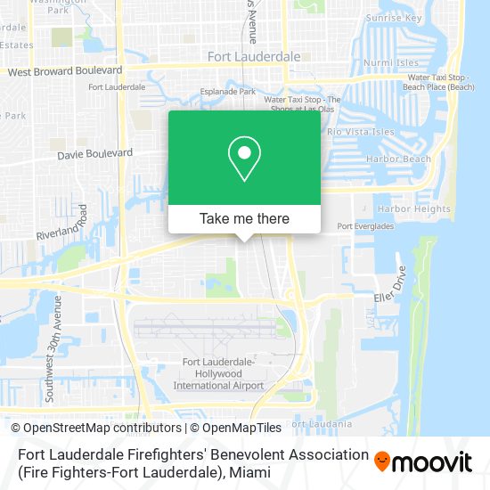 Fort Lauderdale Firefighters' Benevolent Association (Fire Fighters-Fort Lauderdale) map