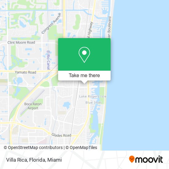 Villa Rica, Florida map