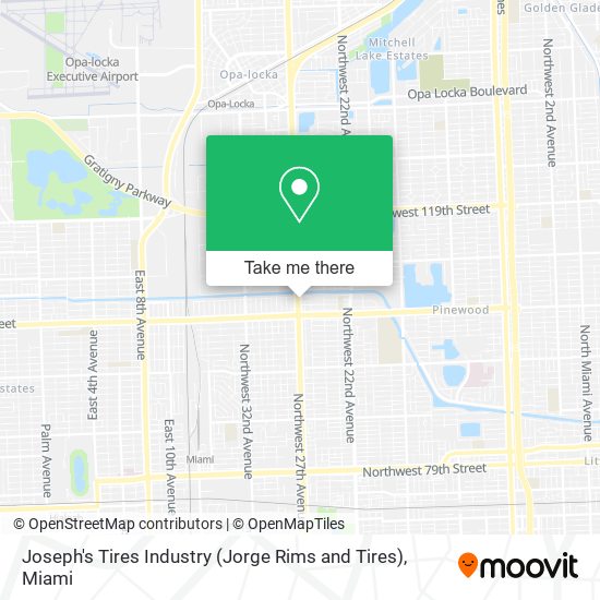 Joseph's Tires Industry (Jorge Rims and Tires) map