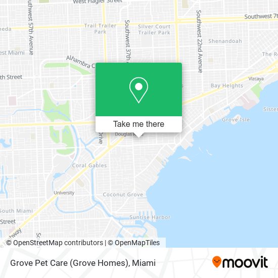 Mapa de Grove Pet Care (Grove Homes)