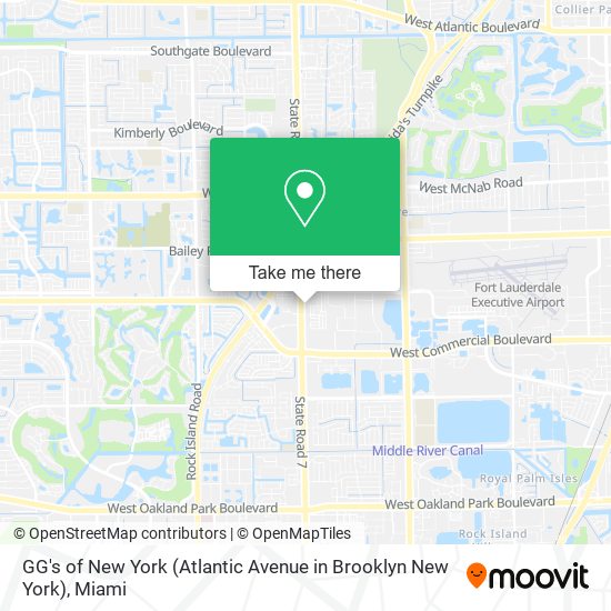 GG's of New York (Atlantic Avenue in Brooklyn New York) map