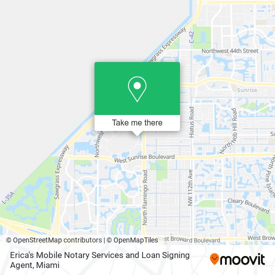 Erica's Mobile Notary Services and Loan Signing Agent map