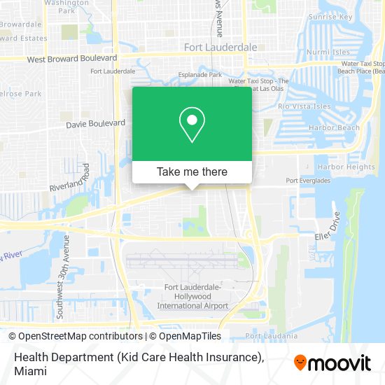 Health Department (Kid Care Health Insurance) map