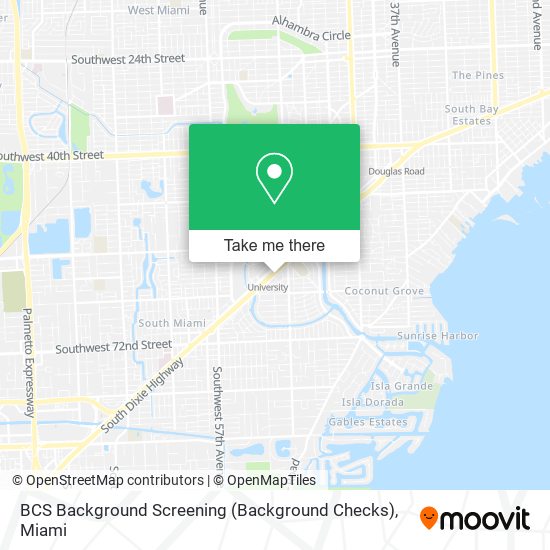 BCS Background Screening (Background Checks) map