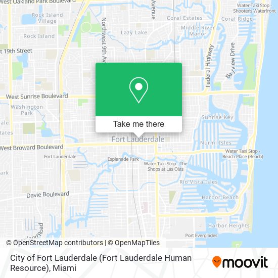 Mapa de City of Fort Lauderdale (Fort Lauderdale Human Resource)