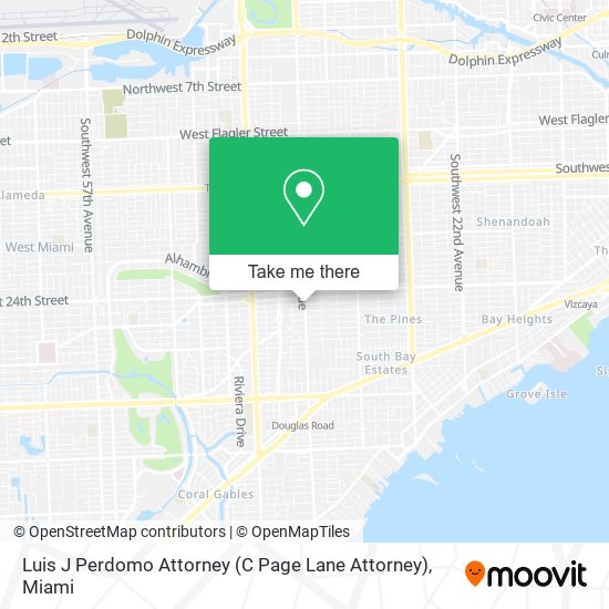 Luis J Perdomo Attorney (C Page Lane Attorney) map