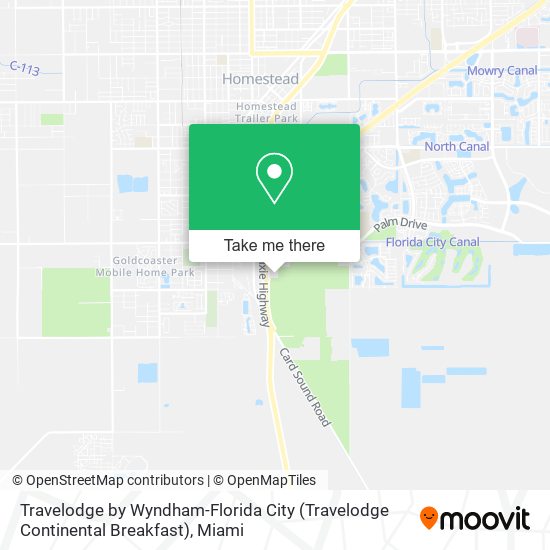 Travelodge by Wyndham-Florida City (Travelodge Continental Breakfast) map