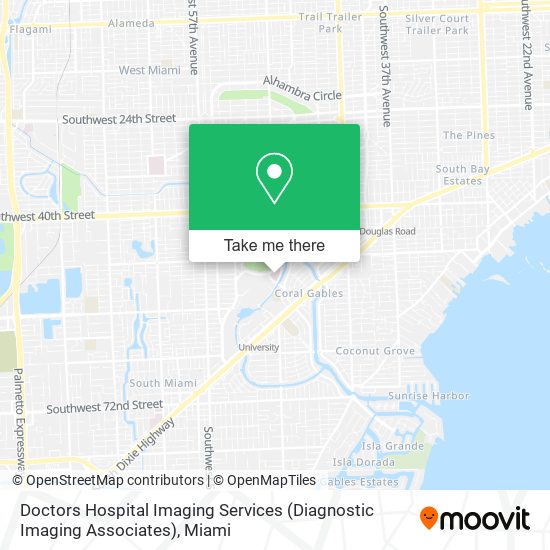 Doctors Hospital Imaging Services (Diagnostic Imaging Associates) map