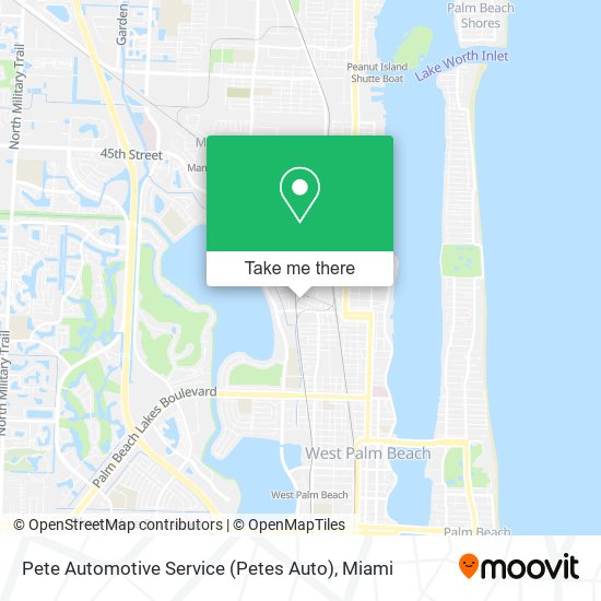 Mapa de Pete Automotive Service (Petes Auto)