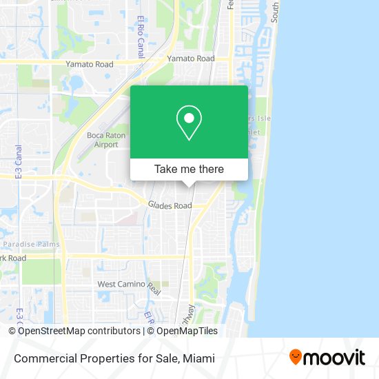 Commercial Properties for Sale map