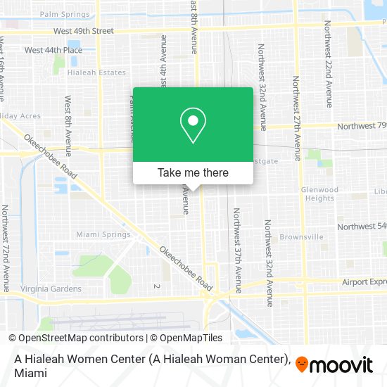 Mapa de A Hialeah Women Center