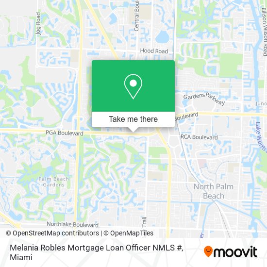 Melania Robles Mortgage Loan Officer NMLS # map