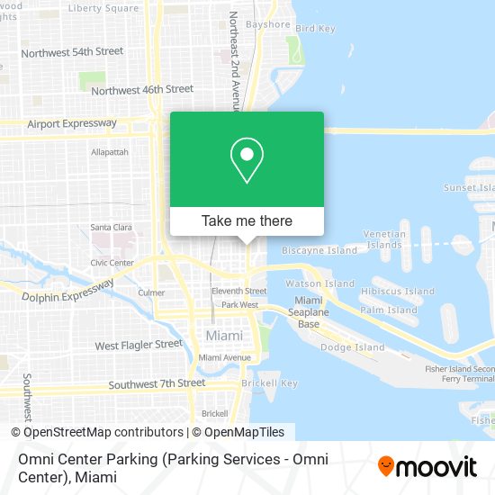 Omni Center Parking map