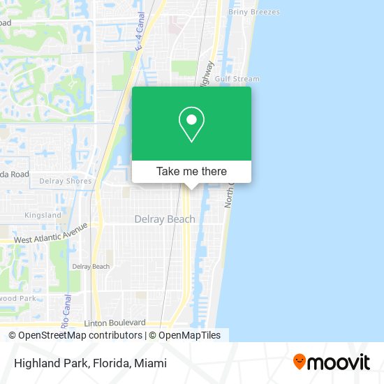 Highland Park, Florida map