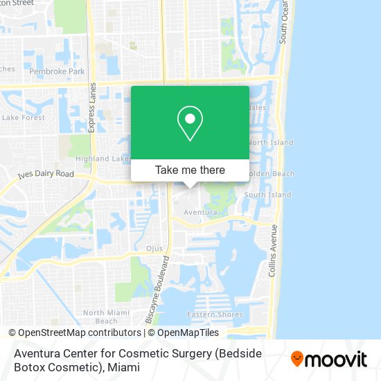 Aventura Center for Cosmetic Surgery (Bedside Botox Cosmetic) map