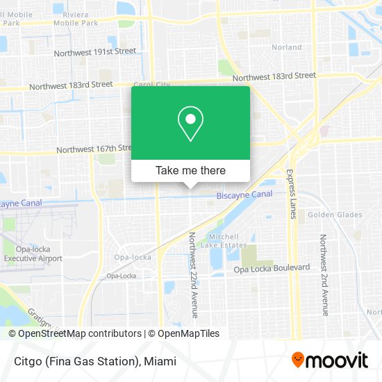 Citgo (Fina Gas Station) map