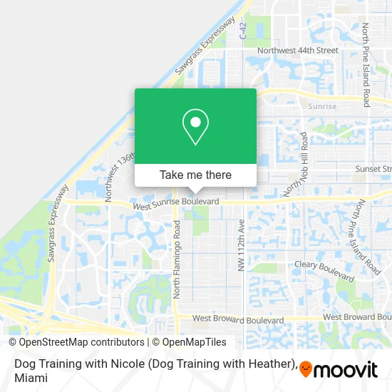 Dog Training with Nicole map
