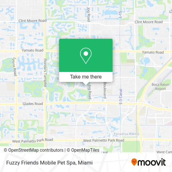 Fuzzy Friends Mobile Pet Spa map
