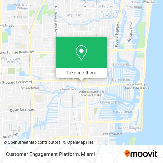 Customer Engagement Platform map