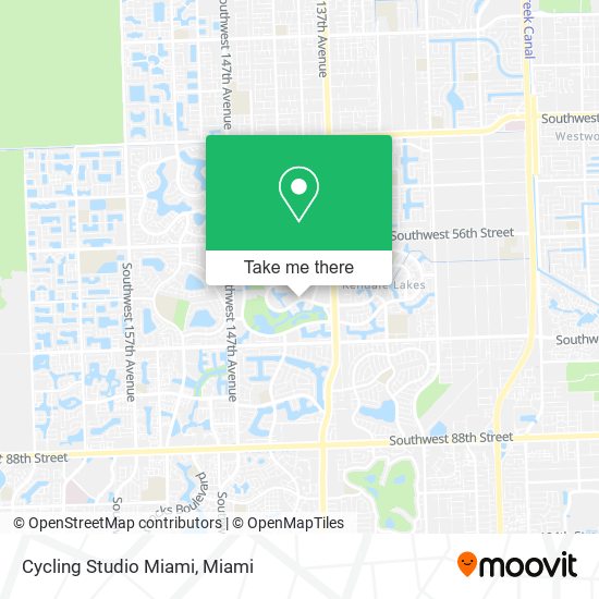 Mapa de Cycling Studio Miami