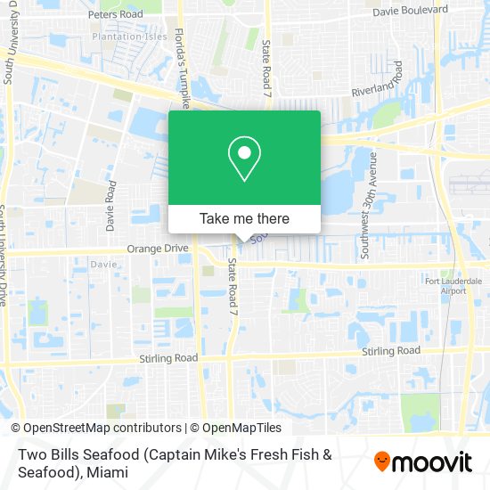 Mapa de Two Bills Seafood (Captain Mike's Fresh Fish & Seafood)