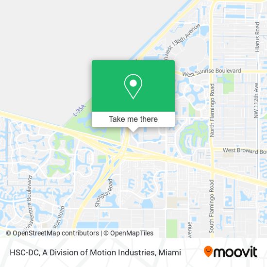 HSC-DC, A Division of Motion Industries map